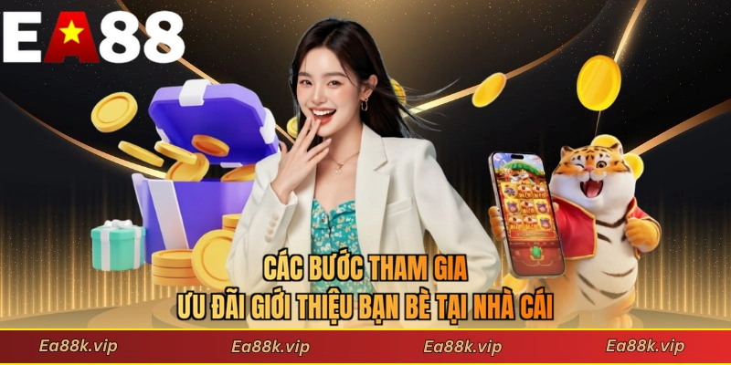 Các bước tham gia ưu đãi giới thiệu bạn bè tại nhà cái